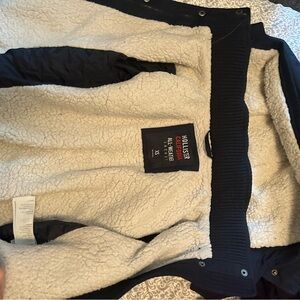 XS cropped winter coat